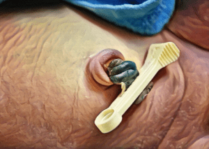 Illustration of umbilical cord