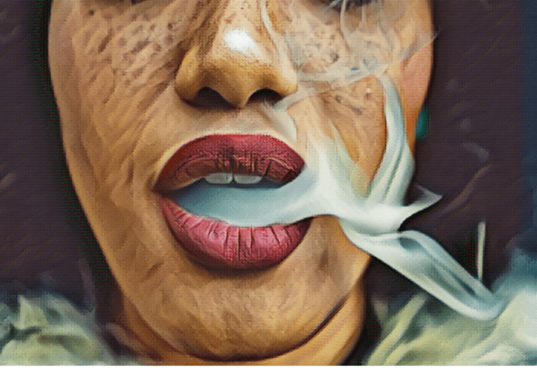Illustrates inhaling smoke, girl smoking, smoke, inhaling smoke